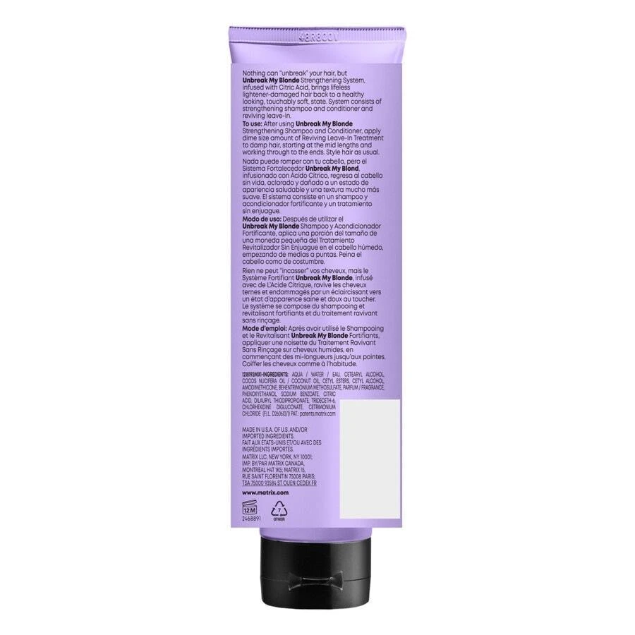 Matrix Unbreak My BlondeLeave-in Treatment - Afbeelding 2