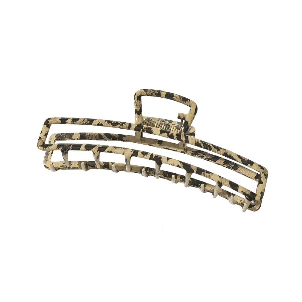 Leopard Metalen Haarclip