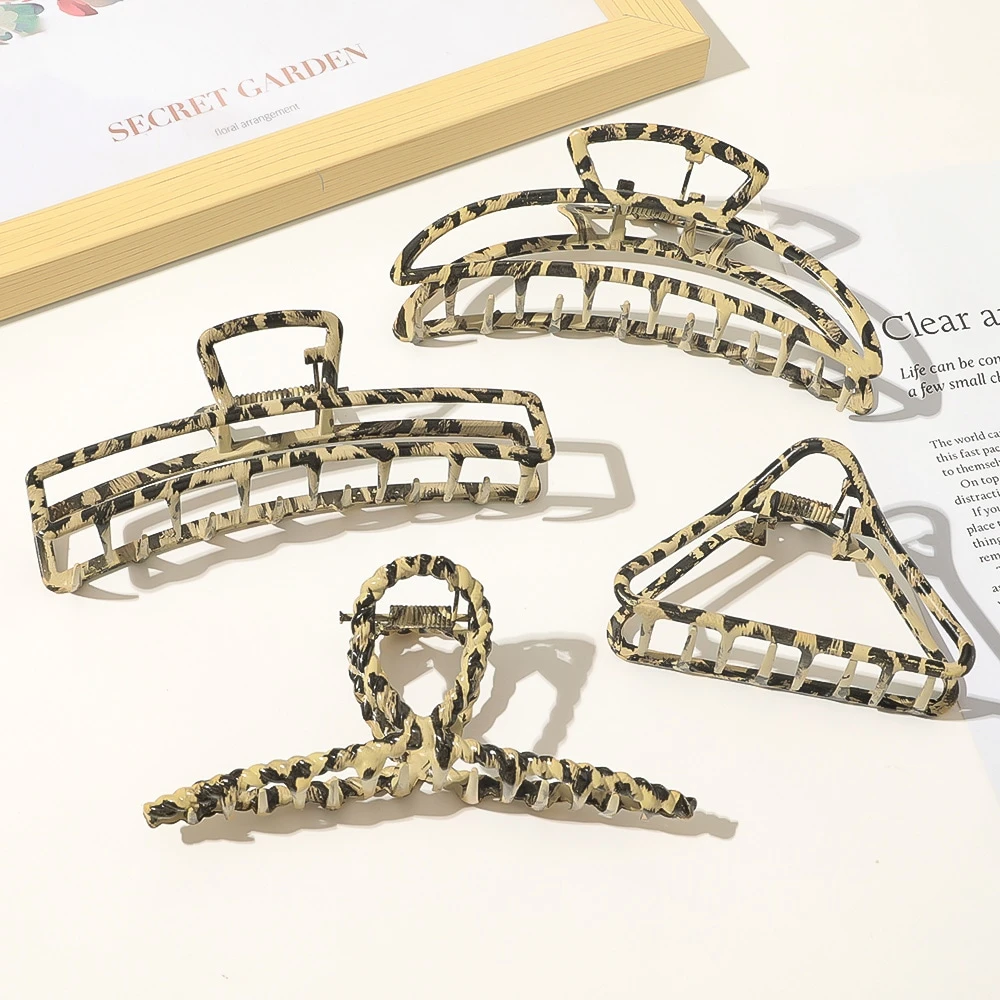 Leopard Metalen Haarclip - Afbeelding 4