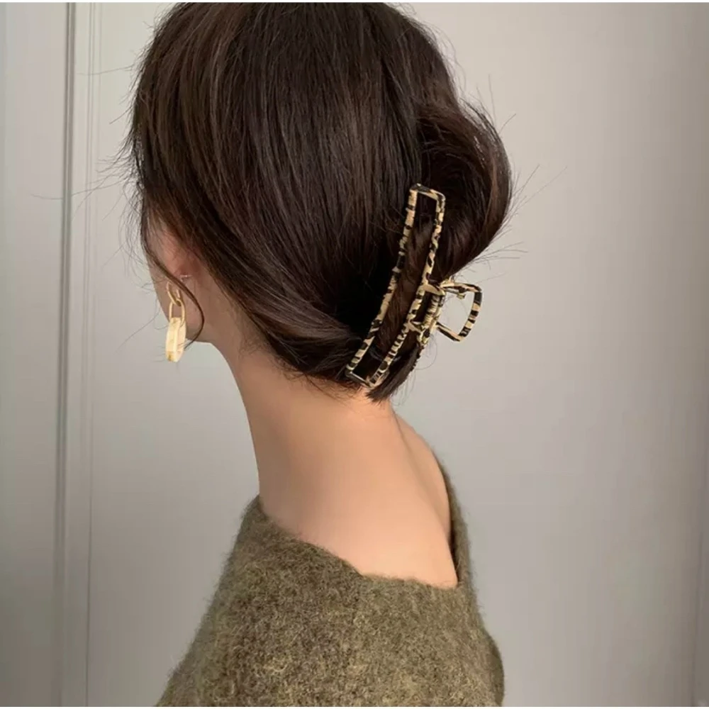 Leopard Metalen Haarclip - Afbeelding 3